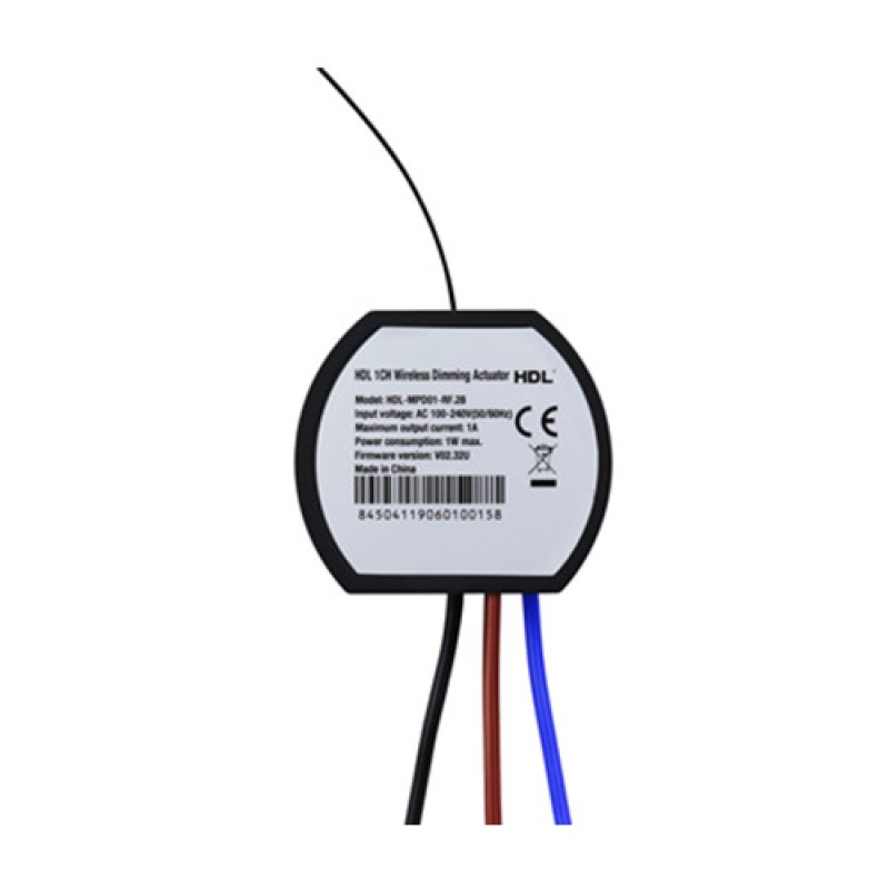 Actuador de atenuación inalámbrico de 1 canal
