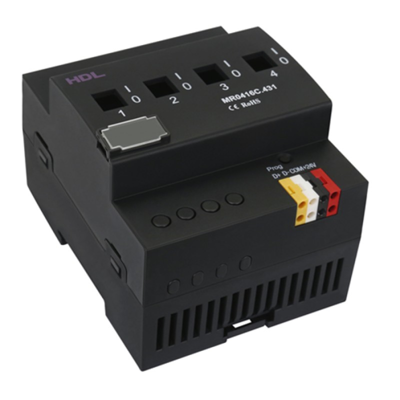 Actuador de interruptor de alta potencia 4CH 16A con detección de corriente