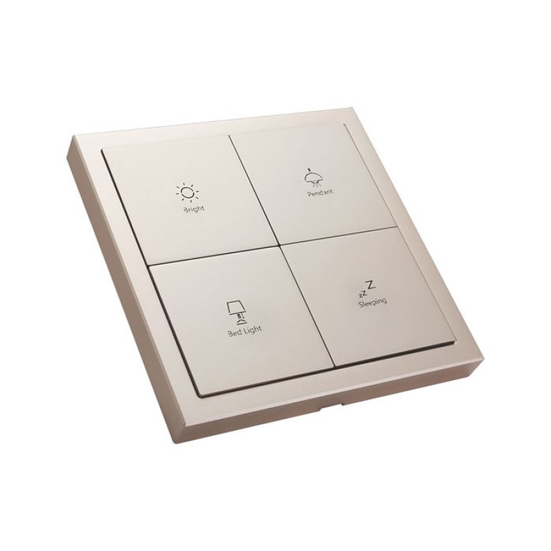 Panel KNX Tile 4 Botones tipo A